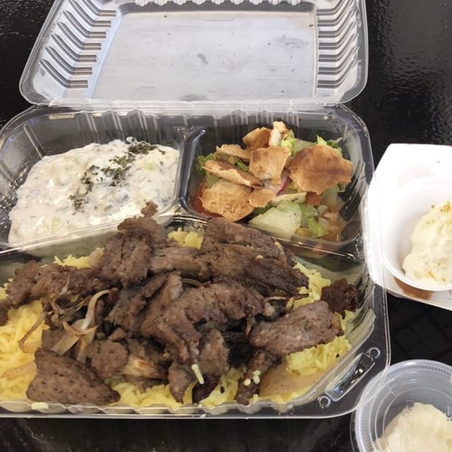 Lamb Shawarma Plate.