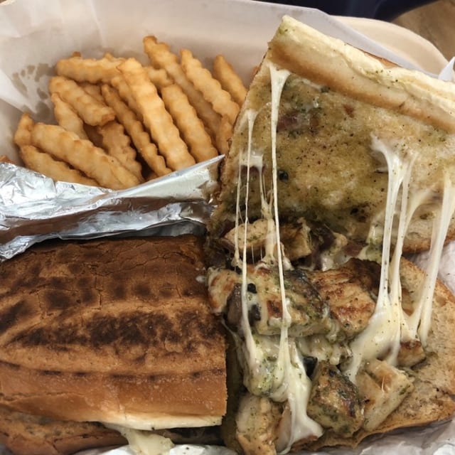 Chicken Pesto Sandwich.